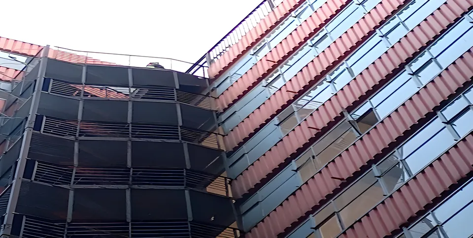 Steel fire escape rehabilitation project